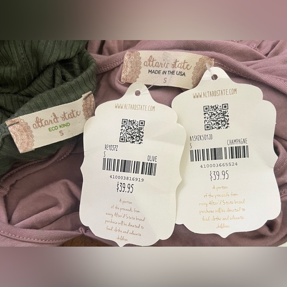 Nwt Altar’d state juniors teen’s shirts 2 total sz small - Picture 9 of 9